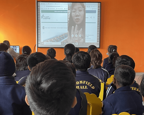 Smart boards with internet access and audio-visual resources